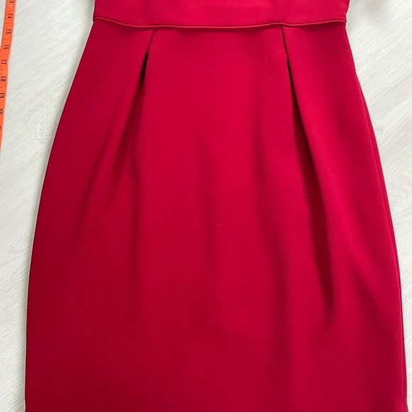 J. Crew Classic red dress, like new condition only worn once - Picture 3 of 13
